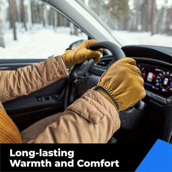 Warm 3M Thinsulate Lining  for Cold Weather Work Thermal Insulated Gloves - Picture 3 of 7